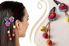 Samoolam ⚘ Crochet Accessories { Hairclip } ⚘ 2
